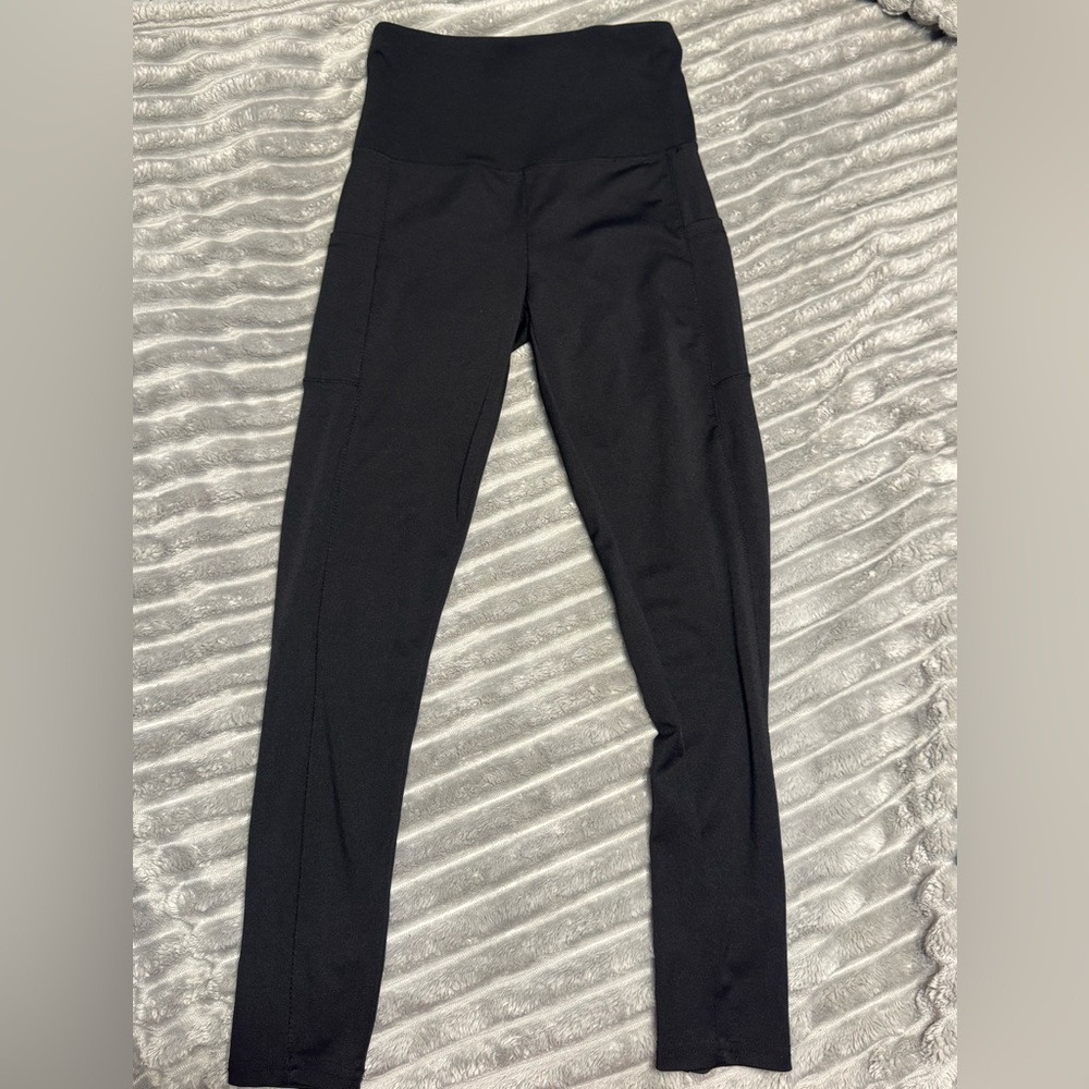 Shosho Black High-Waisted Leggings